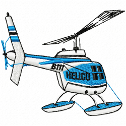 Airplanes Embroidery Design 7